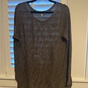 Margaret O'Leary Dark Brown Long Sleeve Top
